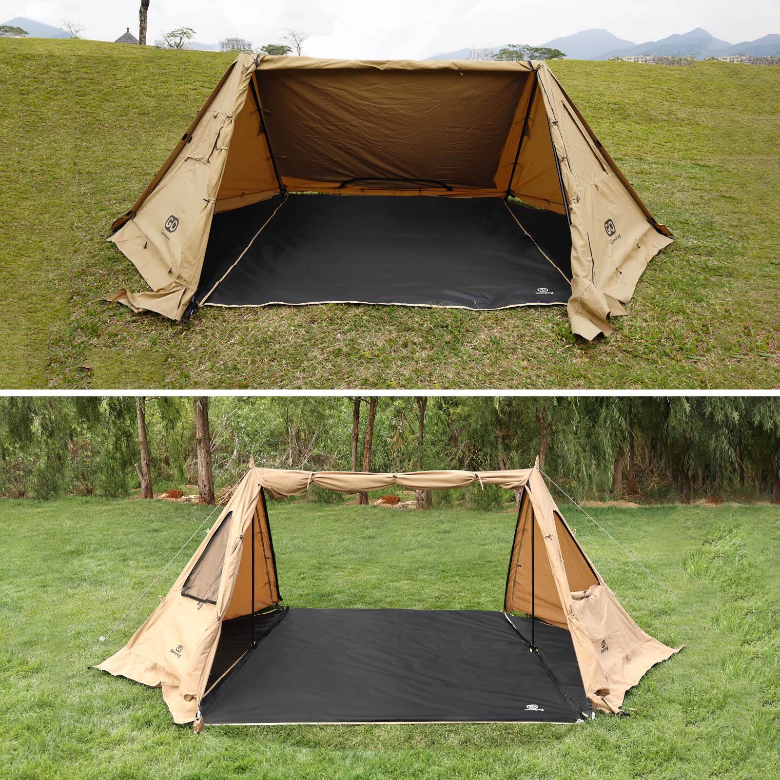 GOGlamping G・GPUP/2.0パップテント適用 六角グランドシート