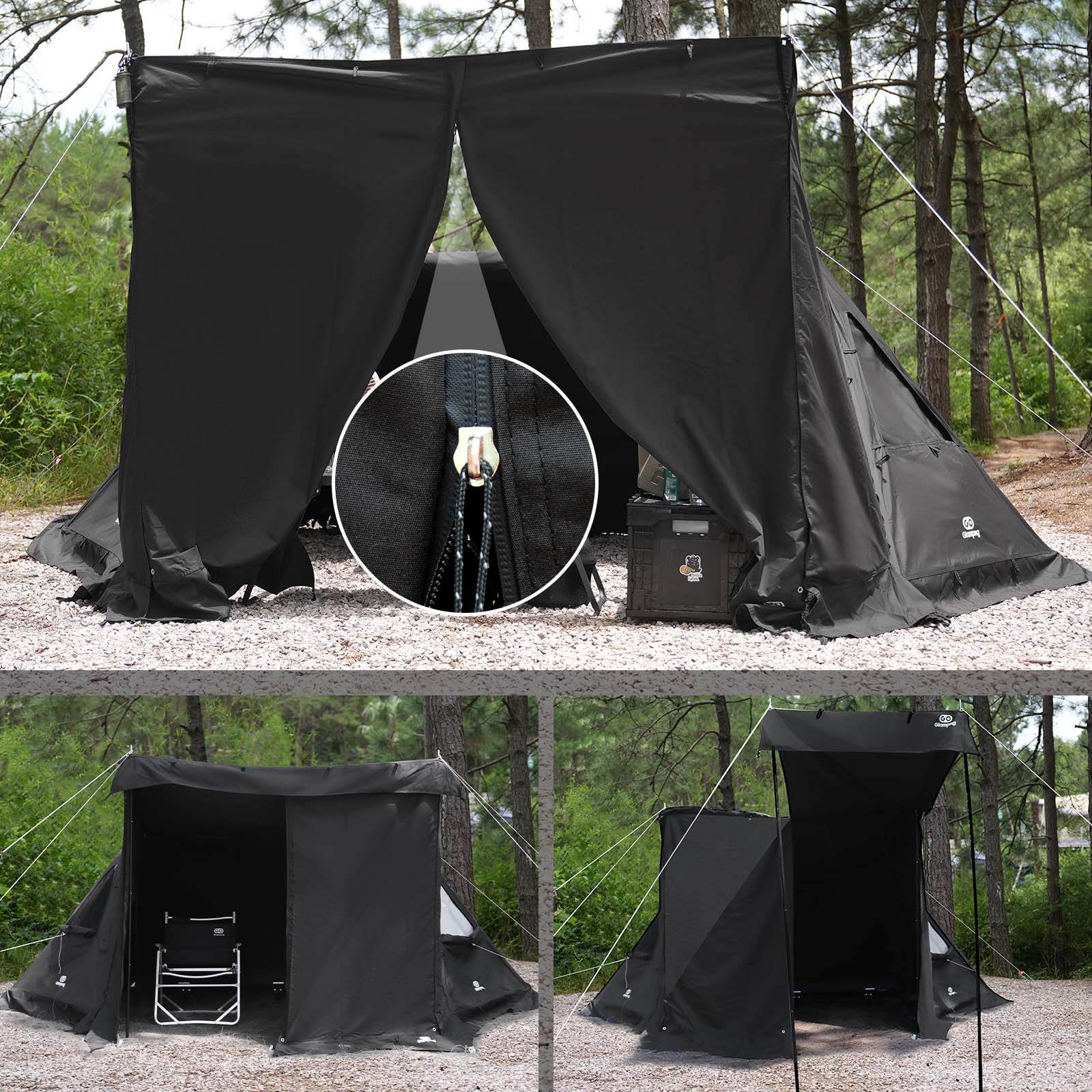 タイムセール中】GOGlamping G・G PUP 2.0パップテント専用TC前幕