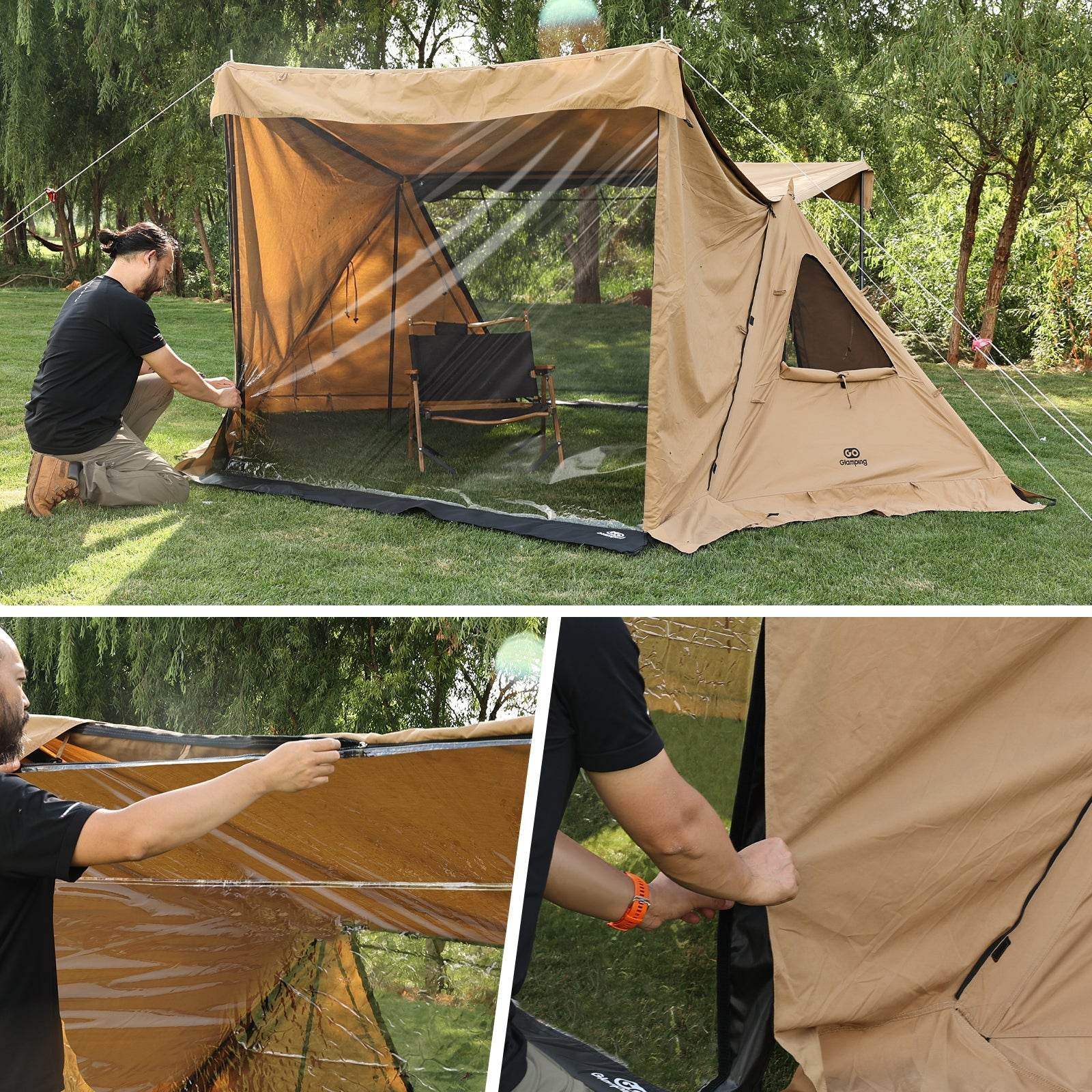 GO Glamping バップテント2.0 オプション4点付き GO Glamping バップ