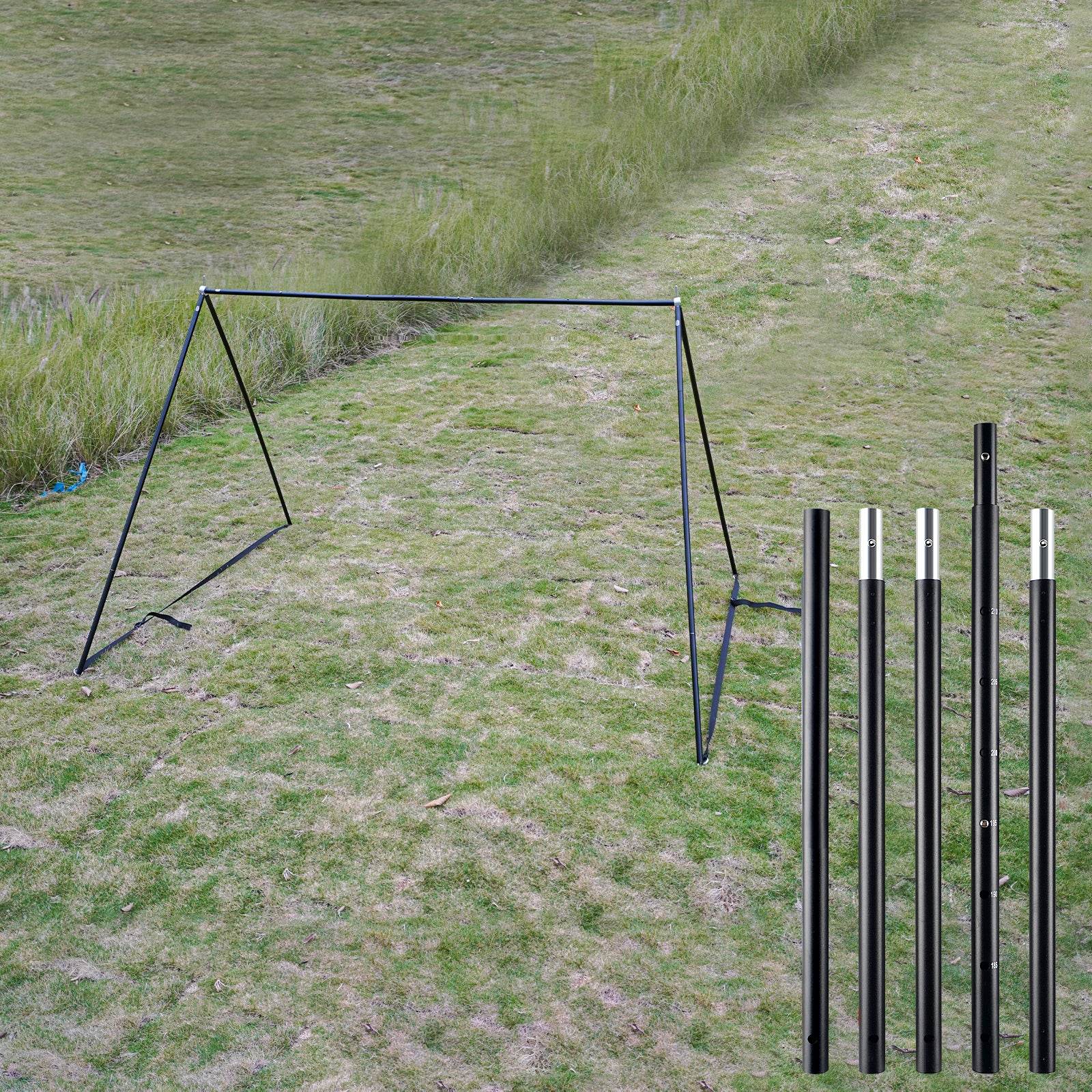 タイムセール中】G・G PUP/2.0パップテント専用の二又ポールと横接続