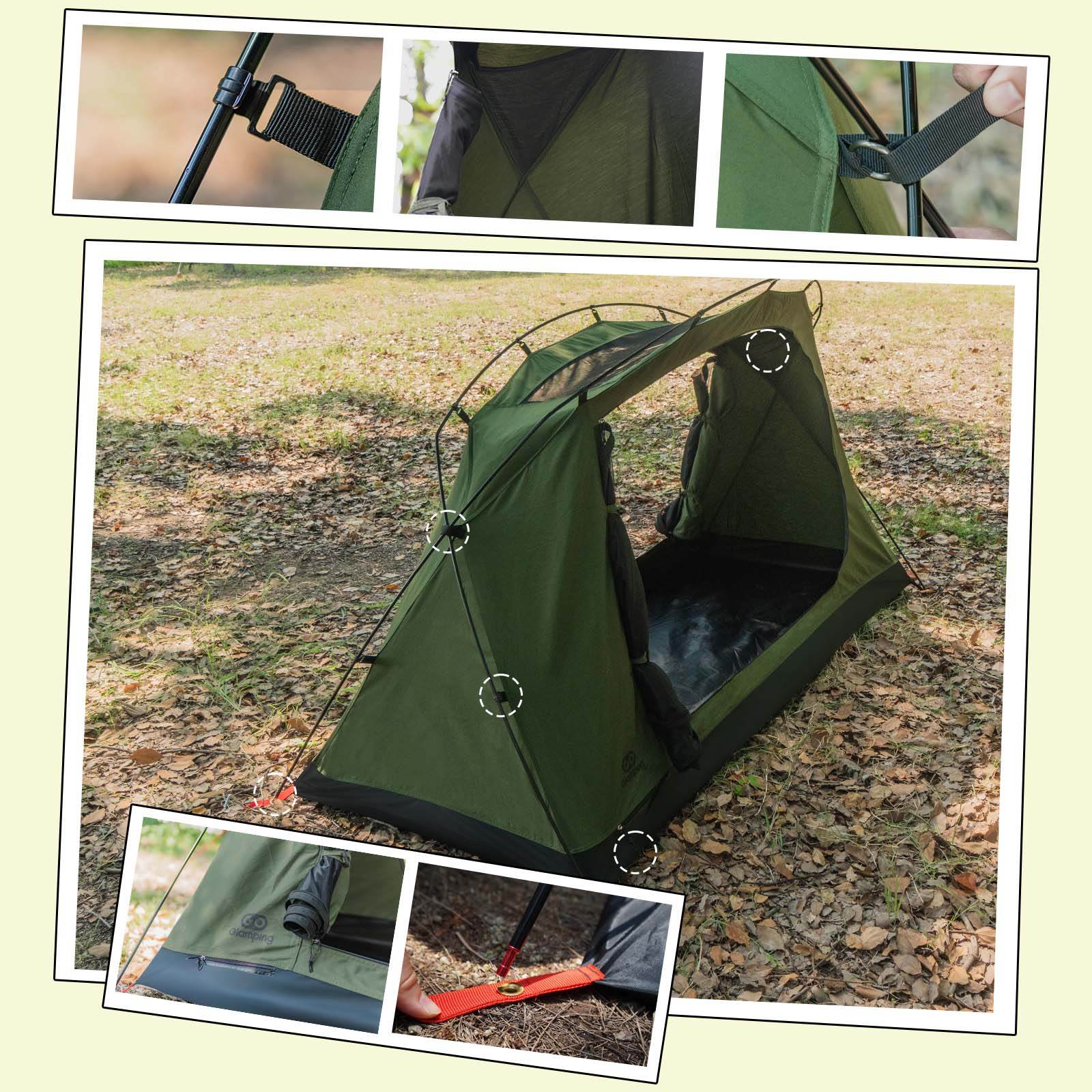 タイムセール中】GOGlamping SKY EYE 自立式テントTC