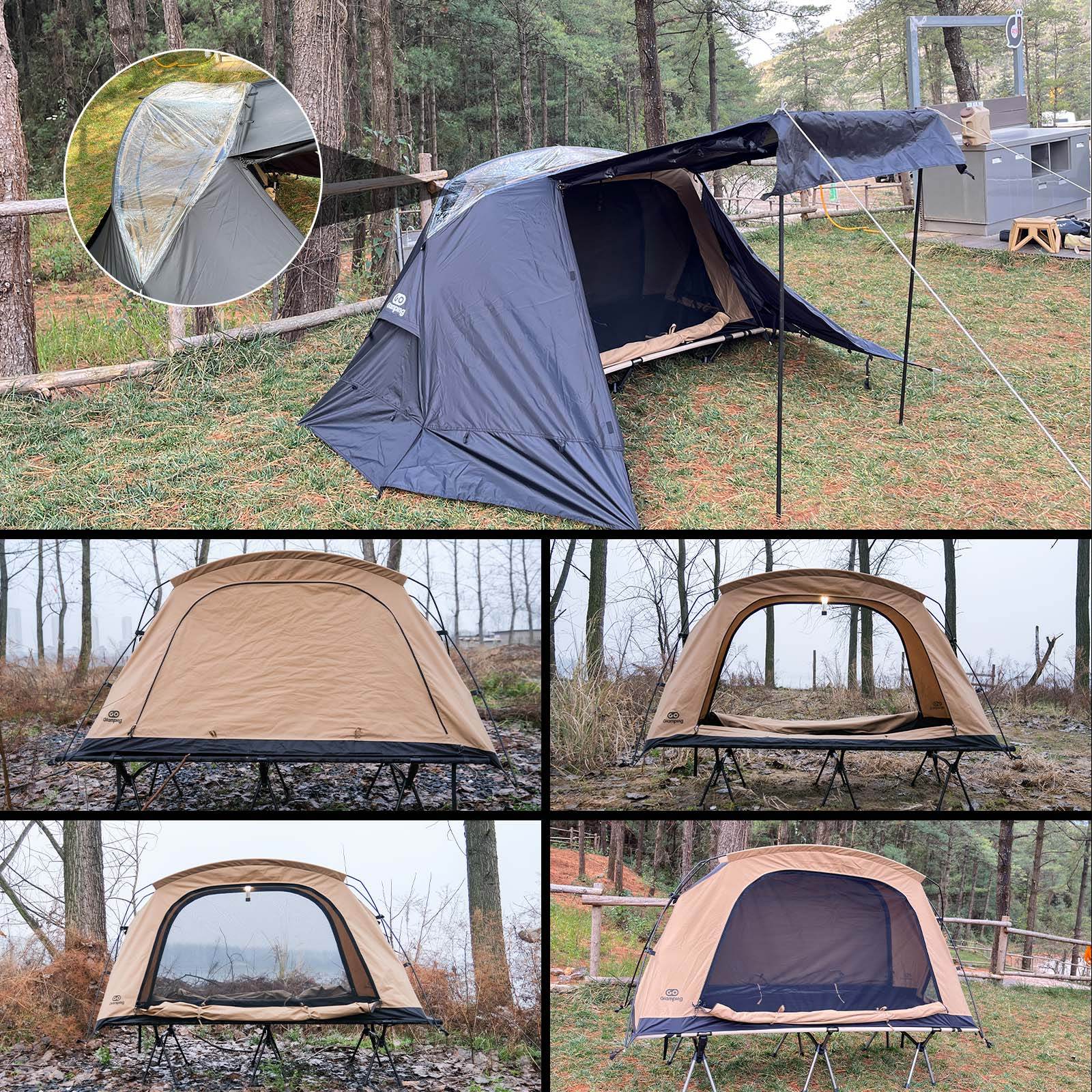 GOGlamping SKY EYE CT 自立式 コットテント TC & フライシート[テント