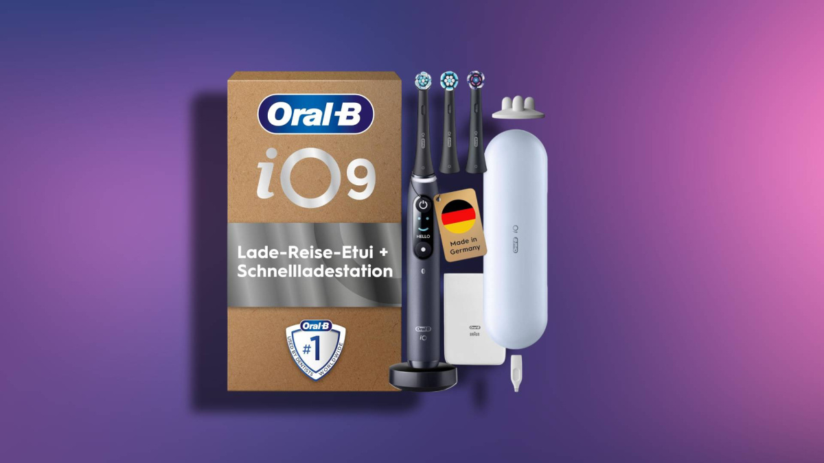 Saubere Zähne, sauberer Preis: Oral-B iO Series 9 Plus mit 51