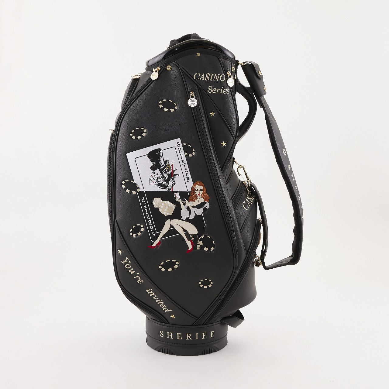 SHERIFF エナメルキャディバック 【シェリフ】【アスリートモデル】【3