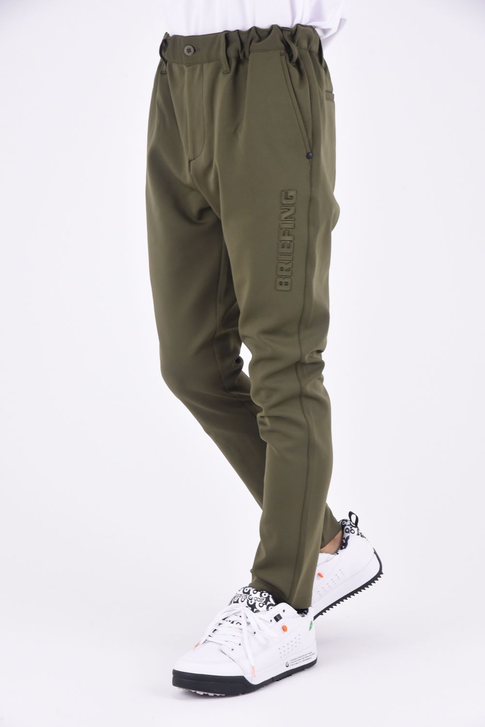BRIEFING スリムフィットパンツ オリーブグリーン BRIEFING スリム