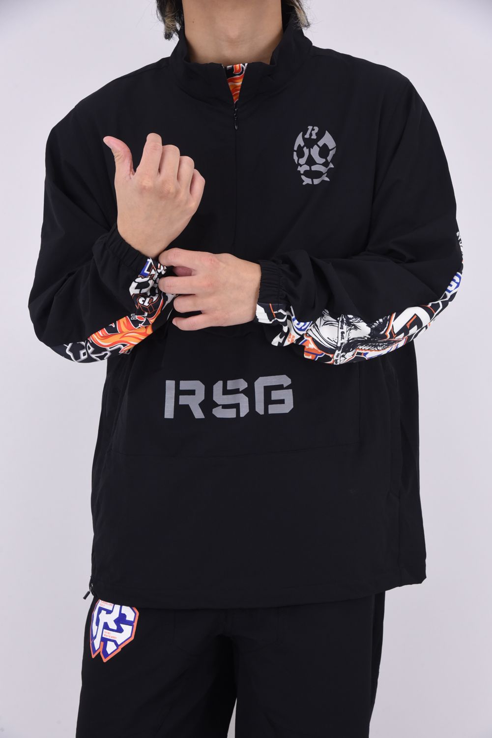 RUSSELUNO - ANORAK BLOUSON / ハーフジップ プルオーバーブルゾン