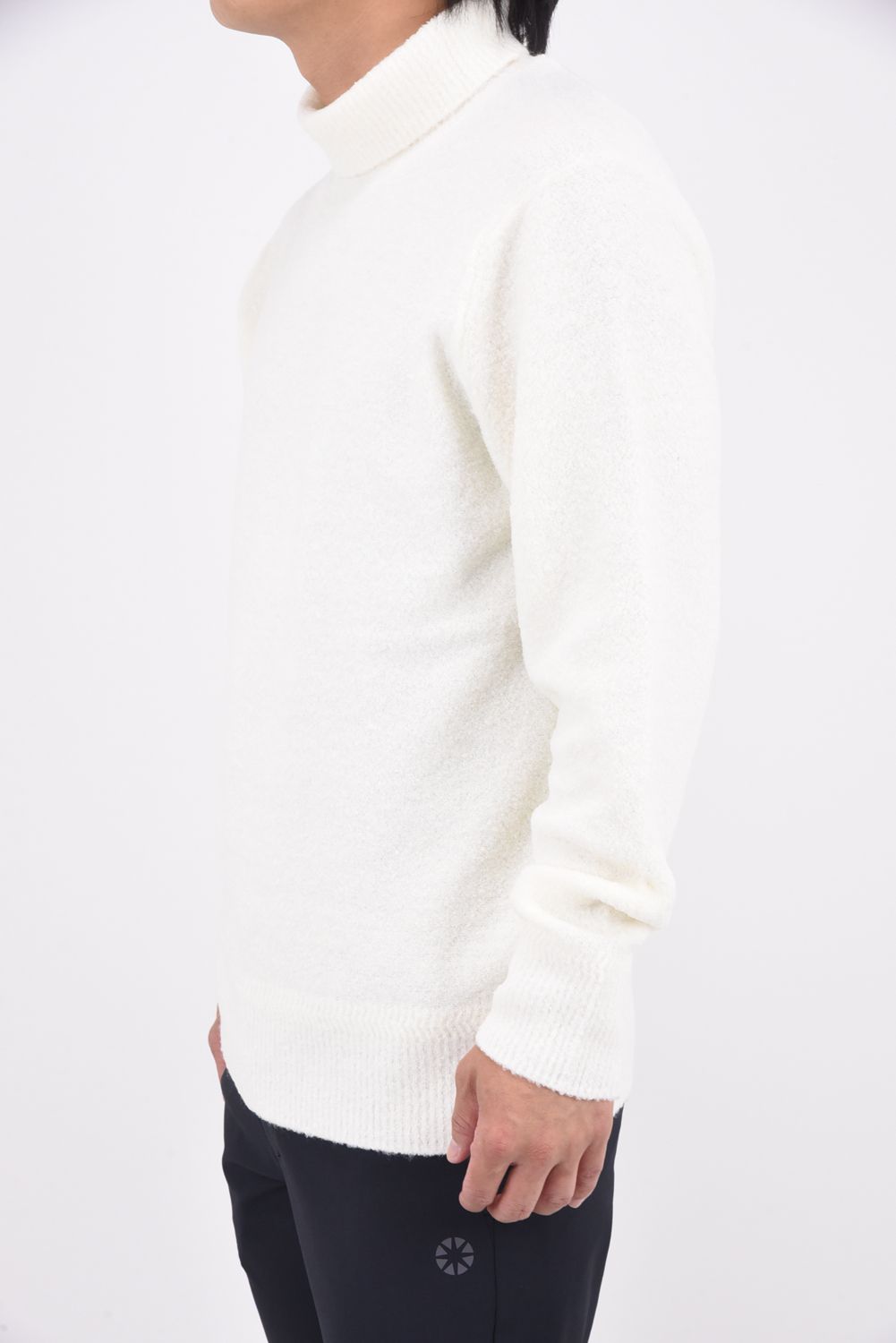 BRIEFING - 【25AW】 BOUCLE YARN TURTLENECK KNIT / ブークレヤーン