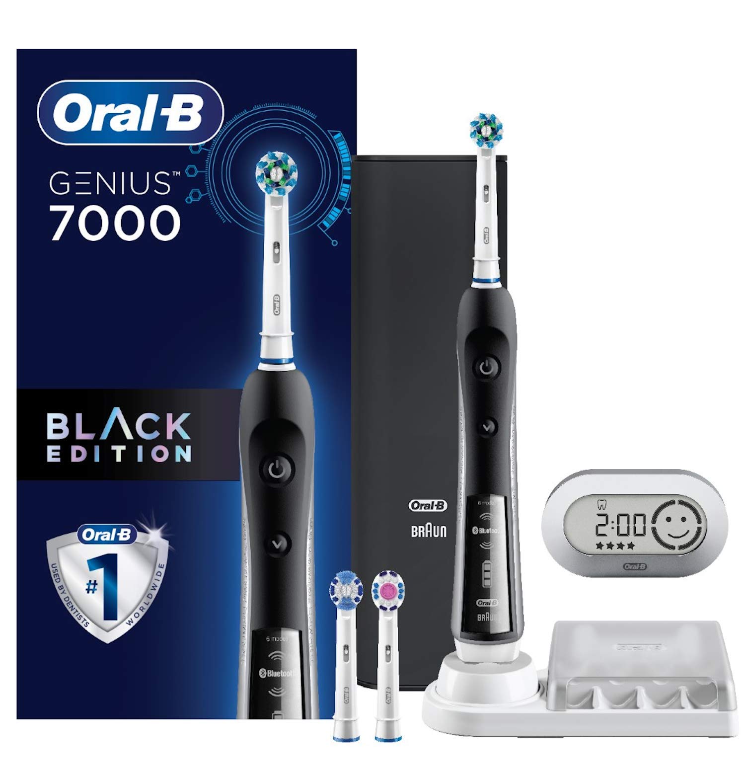 Oral-B 7000 SmartSeries Black Electronic Power Rechargeable