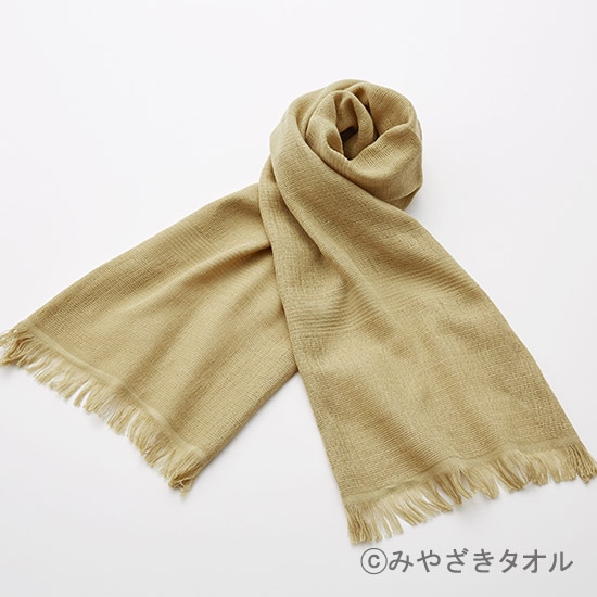 GAIAネットいまばりマフラー70 シーズン サンドベージュ13 / 34×160cm