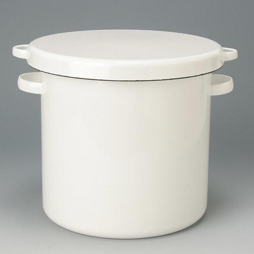 GAIAネット野田琺瑯 ラウンドストッカー 21cm/7L シール蓋付(21cm