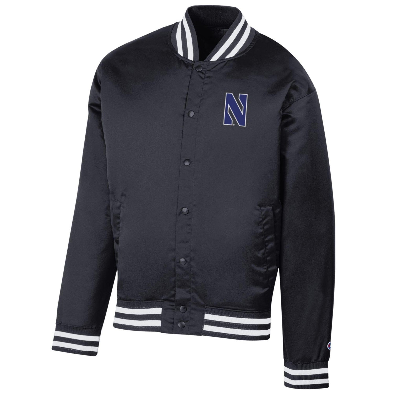 Northwestern Wildcats Men's Champion Retro Letterman Bomber Jacket