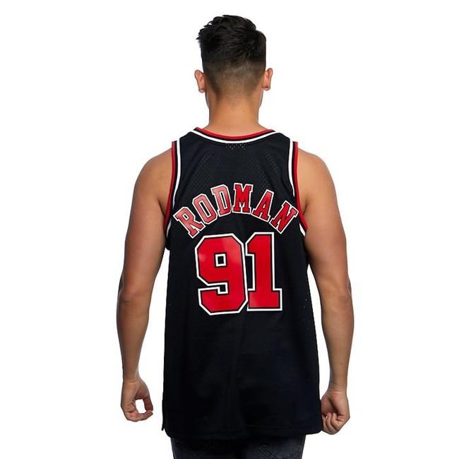 Mitchell & Ness Chicago Bulls #91 Dennis Rodman black / red