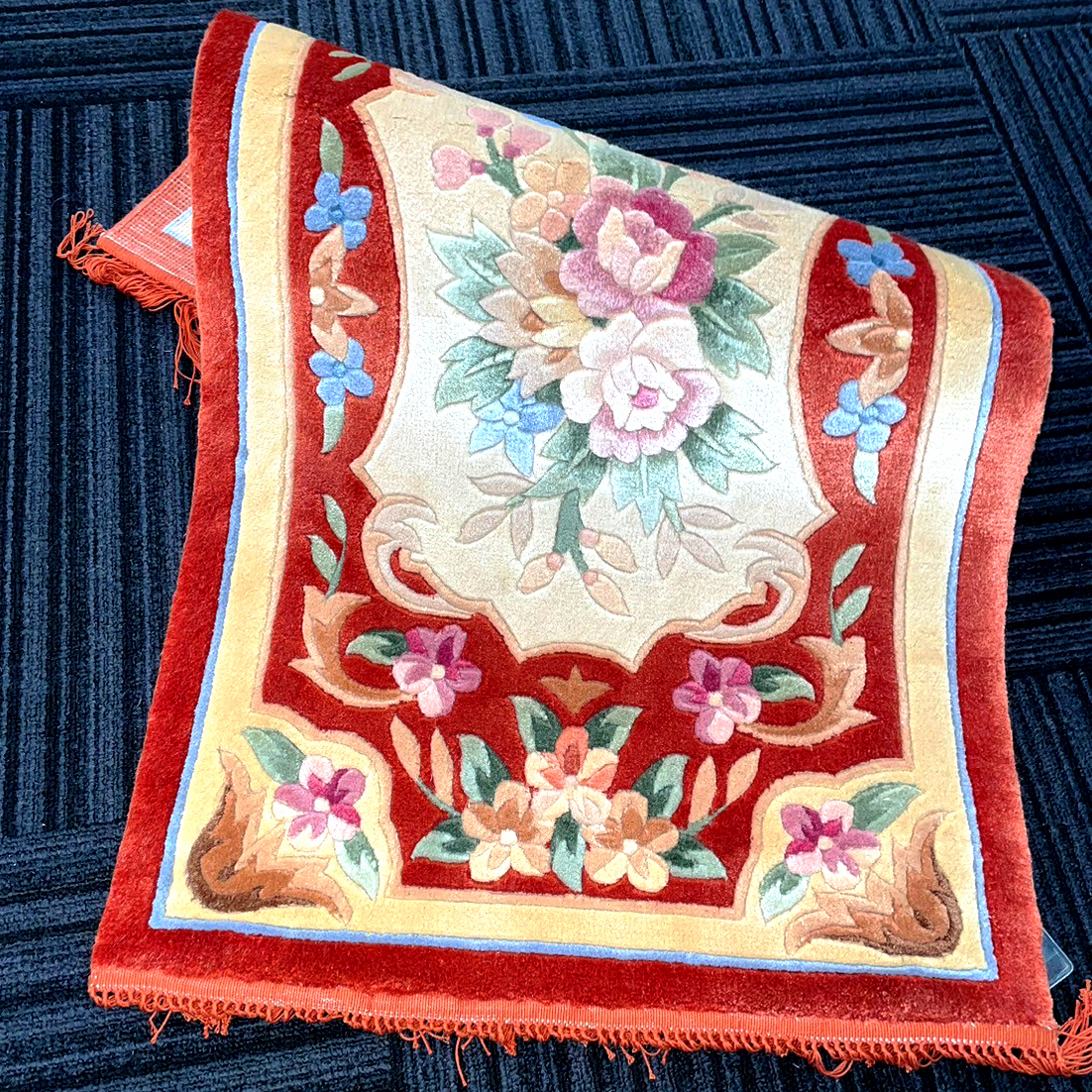 LX23 中国緞通 シルク 45×75 120段 | じゅうたん売場 ギャンジィー