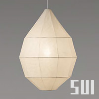 SUI-M Φ400 ペンダントライト 美濃和紙｜滴型｜照明のライティング