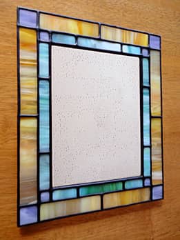ステンドグラスミラー イエロー｜四季彩