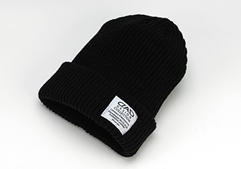 25aw コムデギャルソンガール ニット帽 リボン アイボリー