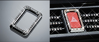 D.A.D クリスタル ハザードボタン エンブレム [8#ヴォクシー/ノア