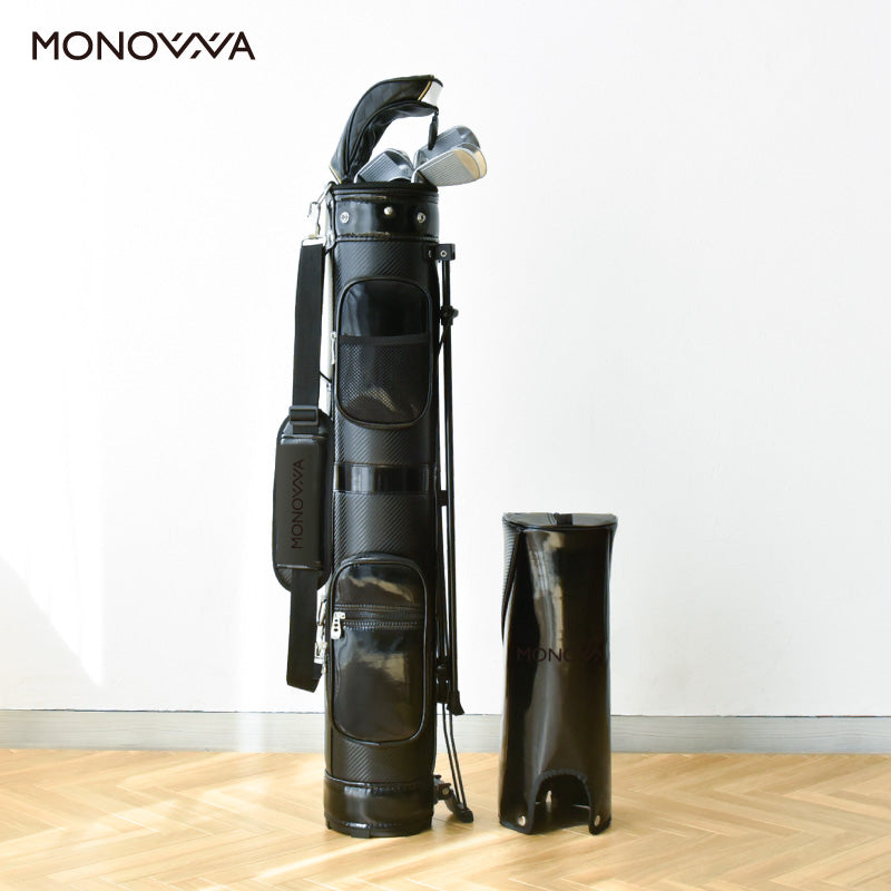 ゴルフバッグ 軽量 大容量 防水設計 男女兼用 安定感 出し入れスムーズ