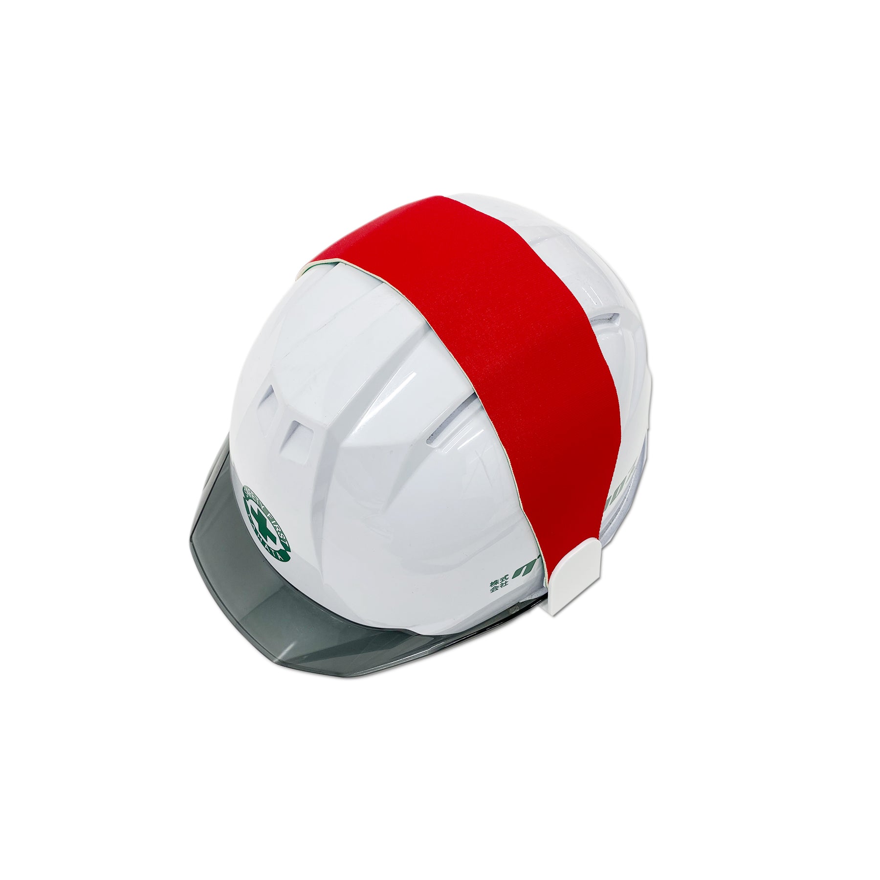 ヘルバンド レッド／グリーン – GREEN CROSS-select 工事現場の安全