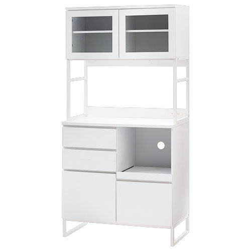 ✨️Rebbeca✨️ホワイト キッチン収納 食器棚 120cm 食器棚 ホワイト