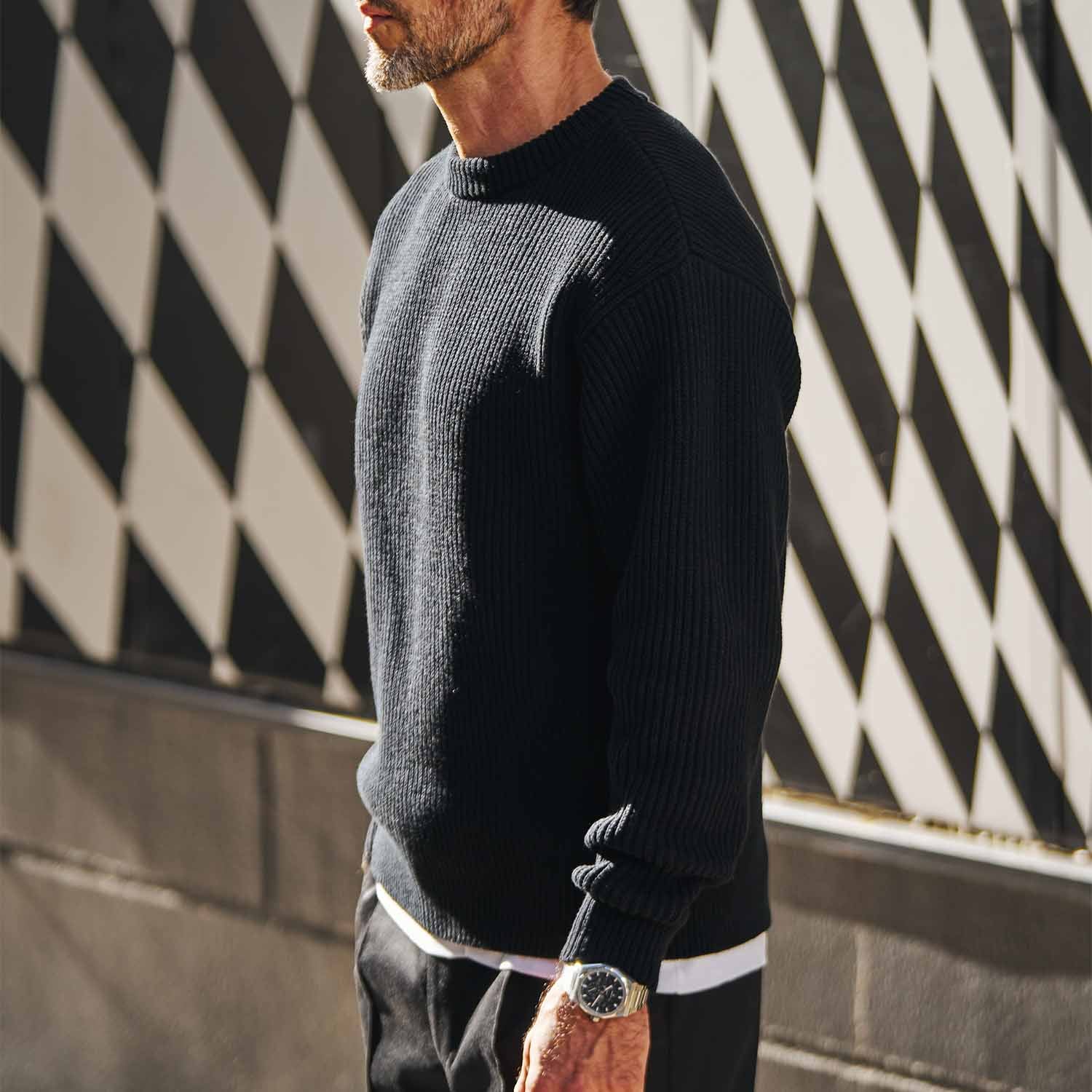 俺たち”の都会派モダンニット「THE WOOSTER SWEATER(ザ ウースター