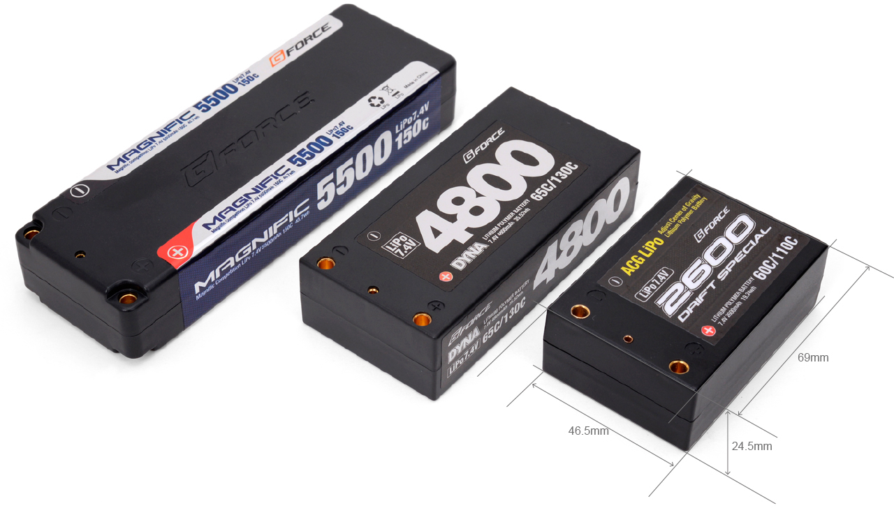 Drift Special ACG LiPo Battery | G-FORCE | 株式会社ジーフォース