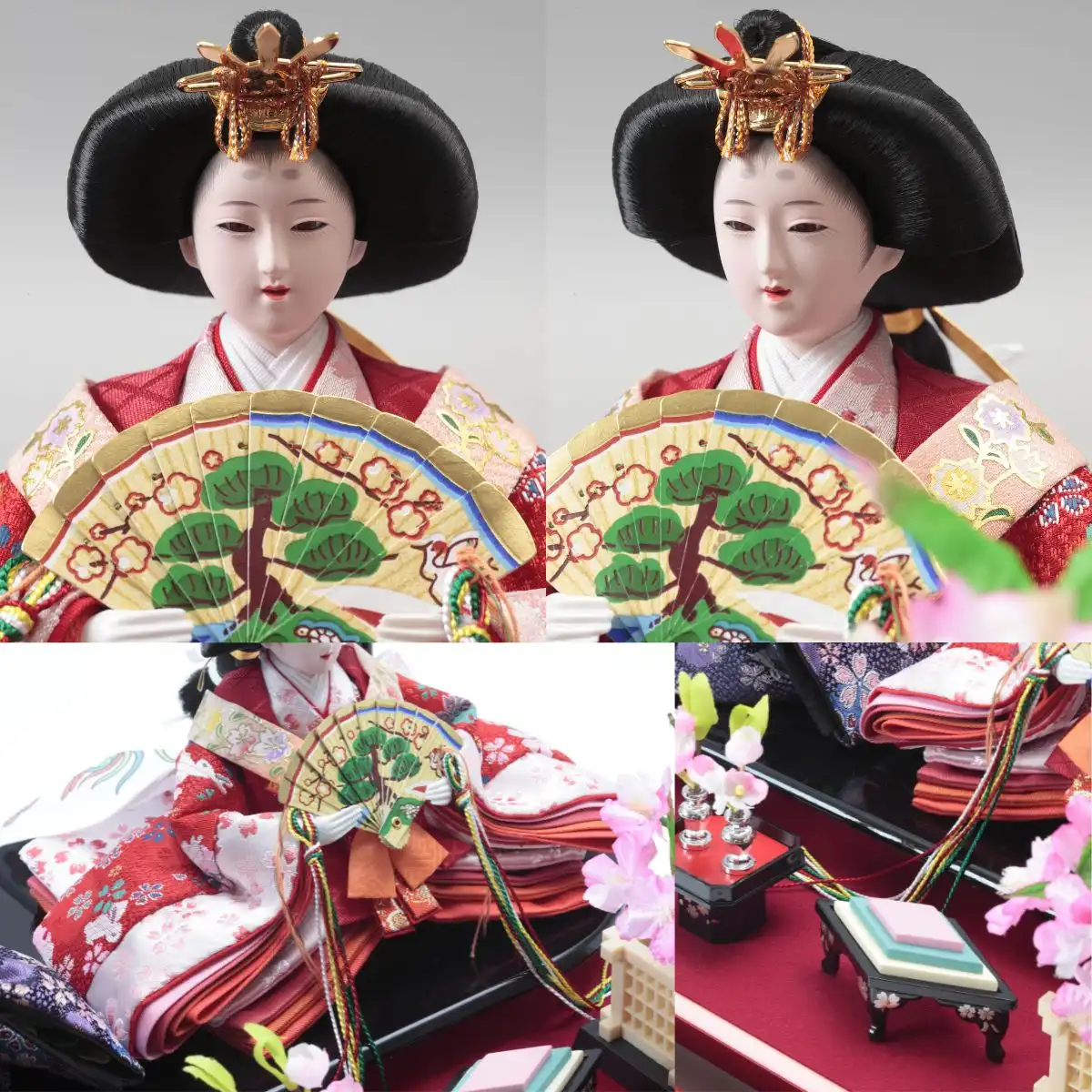 久月 雛人形 衣裳着親王ガラスケース飾り｜ギフトプラザオンライン