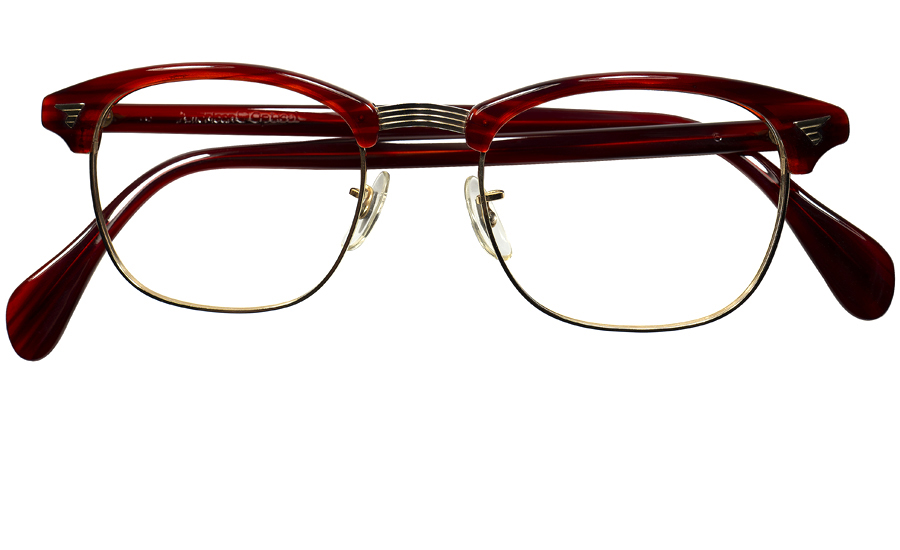 GIG LAMPS 1950s-1960s AMERICAN OPTICAL SIRMONT MALCOLM X MAROON 1