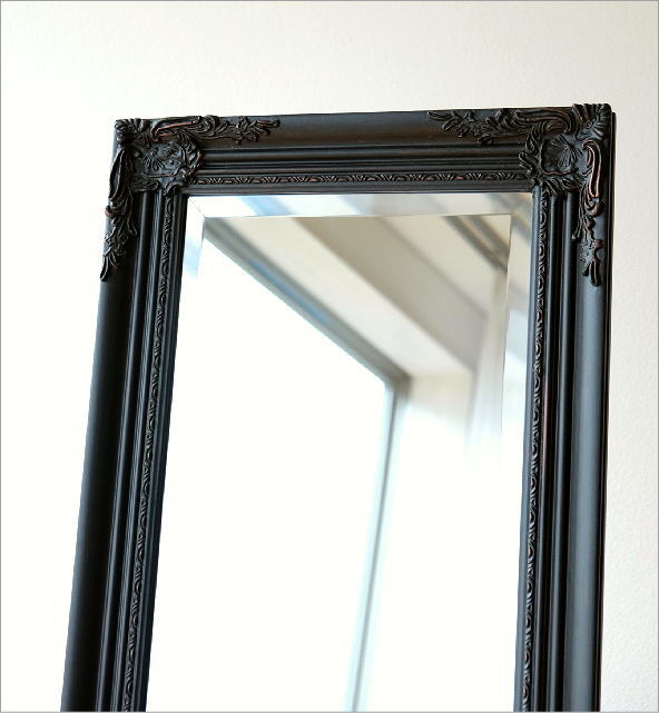 スタンドミラー アンティーク 全身 鏡 姿見 エレガント ヨーロピアン