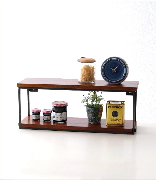 壁掛け棚 ウォールシェルフ ウォールラック 壁掛けラック 木製