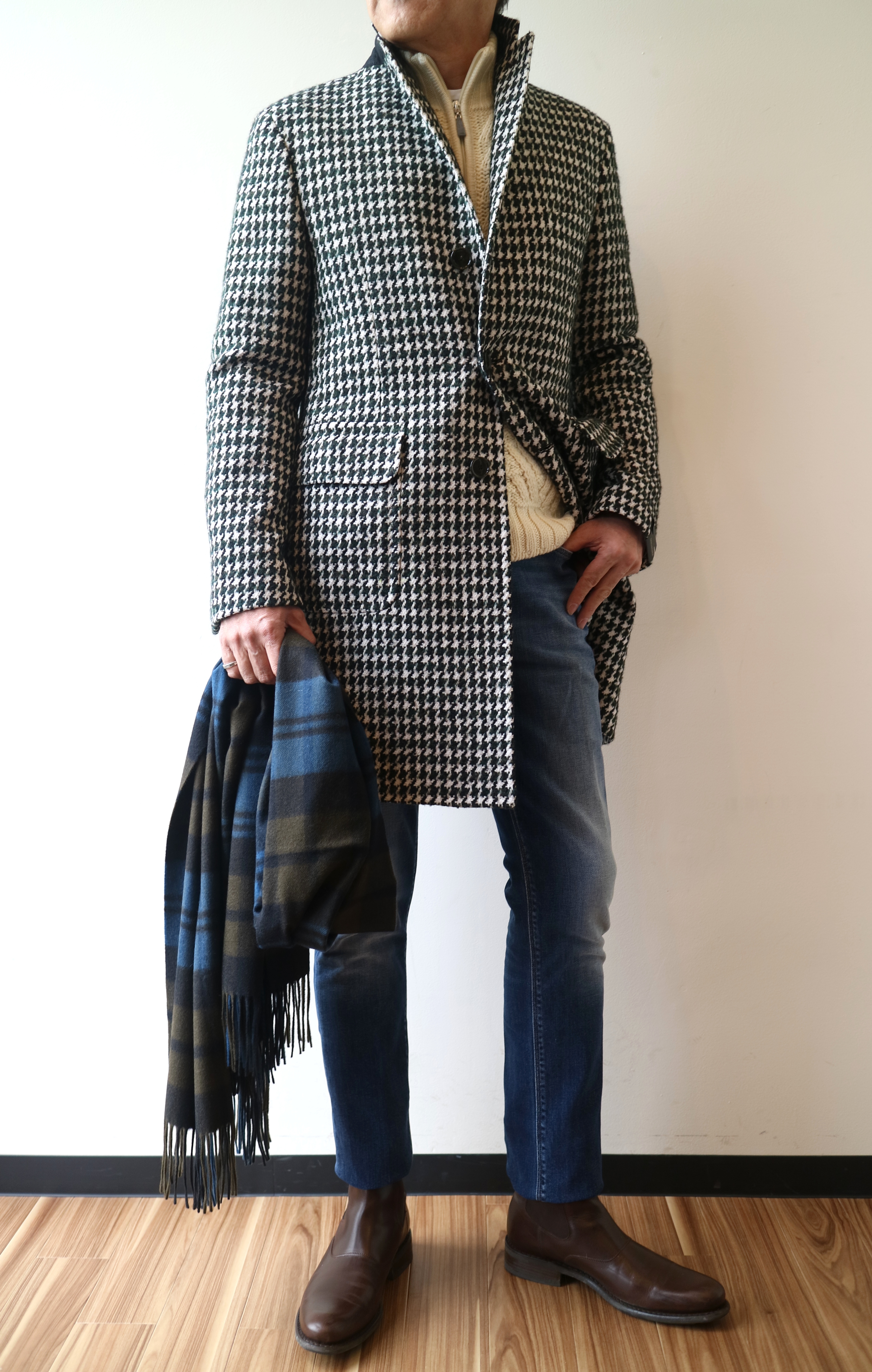 GLORYGUY & Cachette｜第2弾!! デニムと合わせる千鳥格子とネイビーの