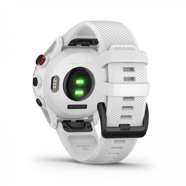 Garmin Approach S62 GPS Golf Watch with White Silicone Band