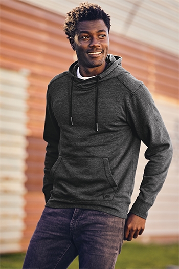 New EraÂ® Tri-Blend Fleece Pullover Hoodie. NEA510