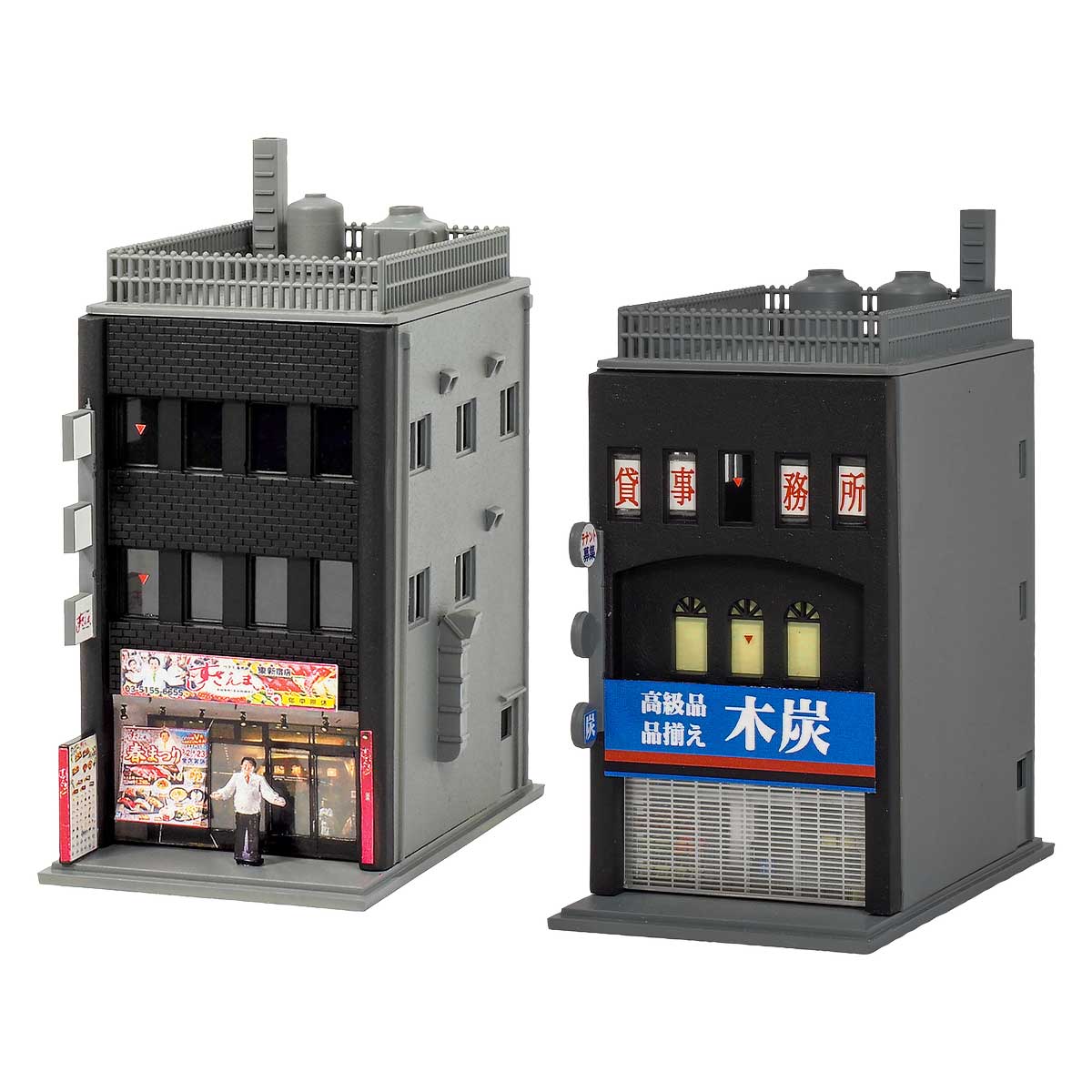 2657＞着色済み 商業ビル3F まんぷく街道シリーズ／すしざんまい｜着色