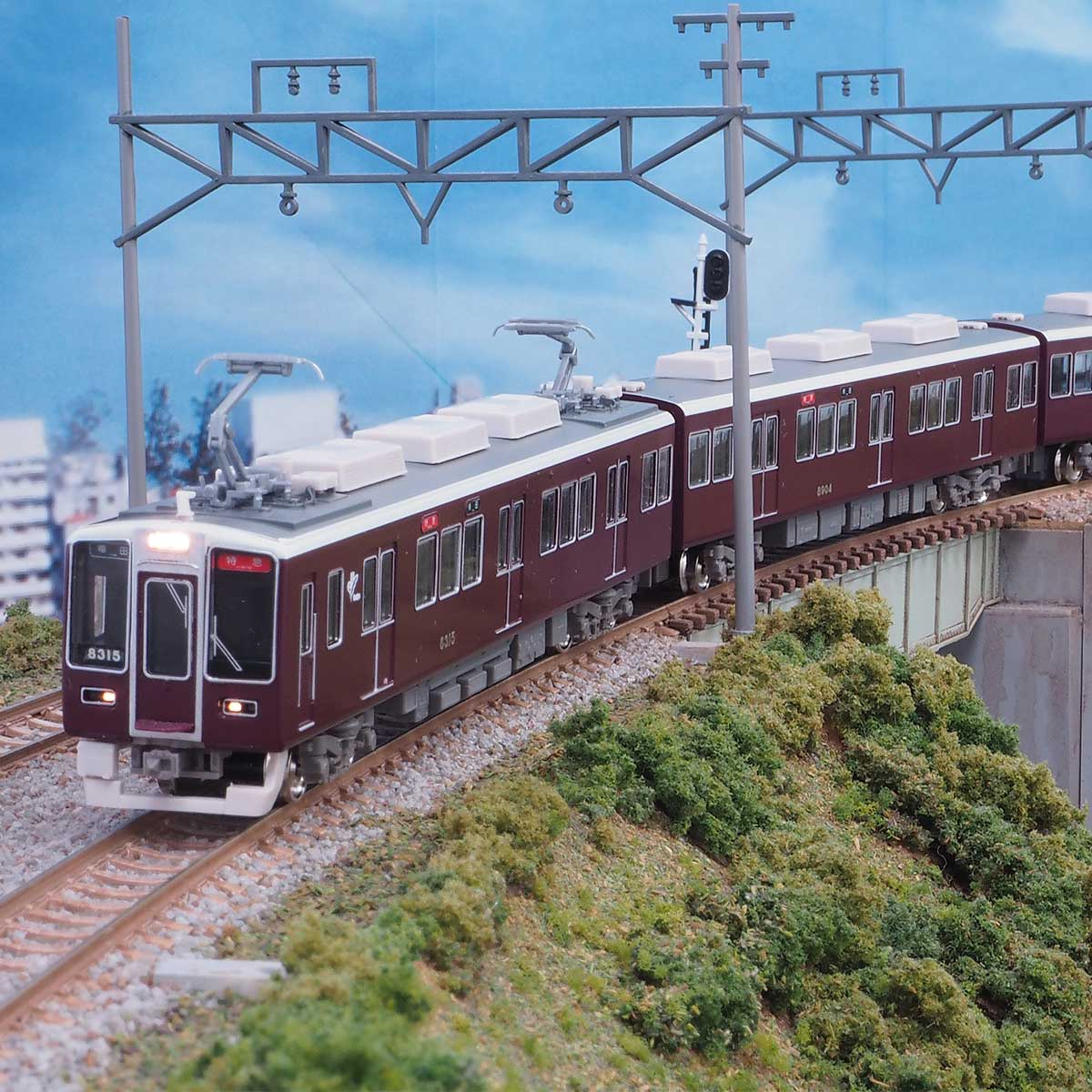 30147＞阪急8300系「京都線」3次車 シングルアームパンタ車8両編成