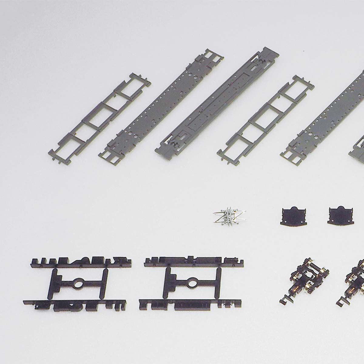 谷川製作所 名鉄3700系、車体バラキット2両セット、台車、床下器具付き