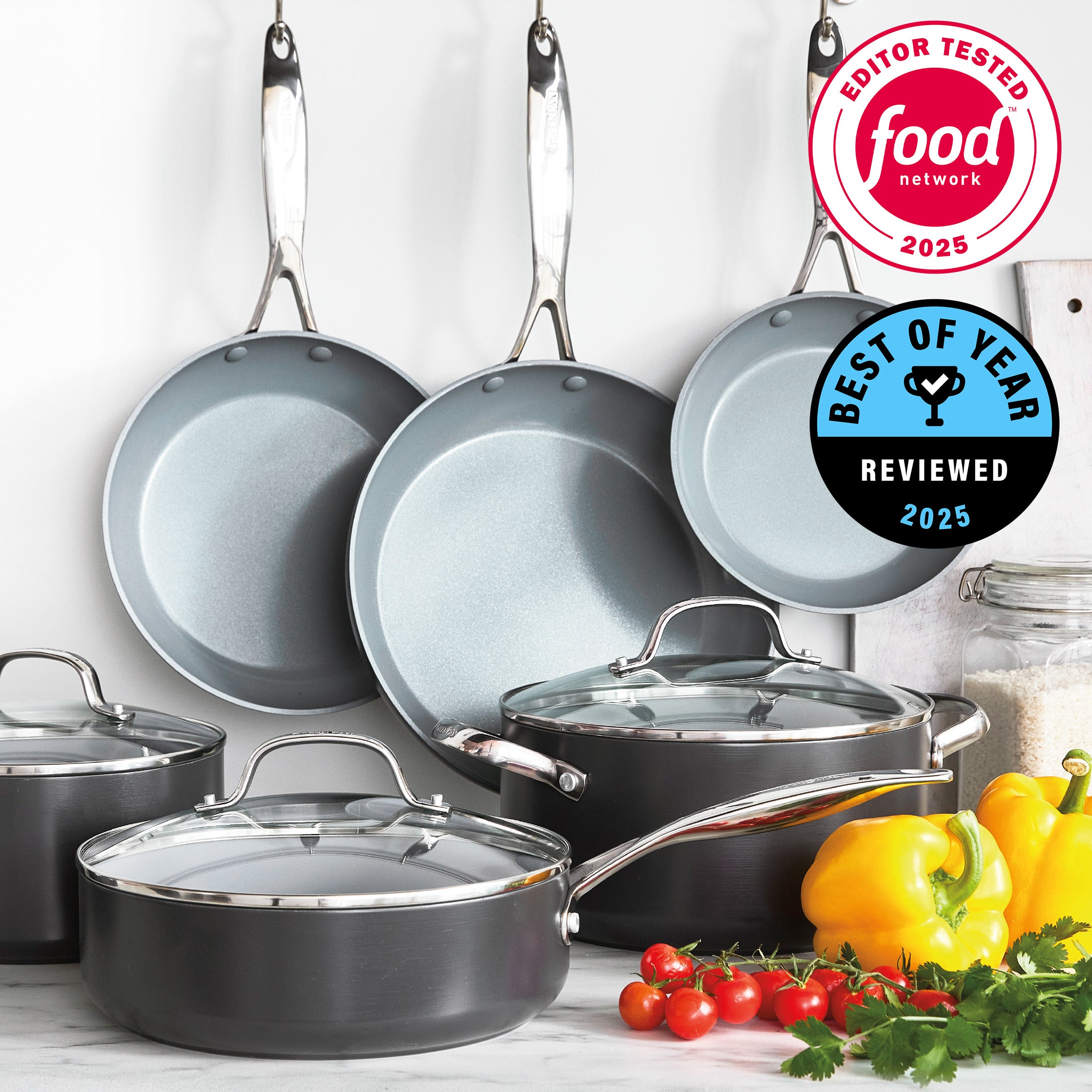 Valencia Pro 11-Piece Cookware Set | © GreenPan Official Store