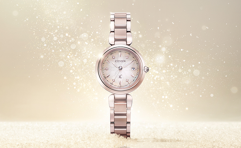 2024新作 雪の結晶の中心に輝くラボグロウン・ダイヤモンド。シチズン