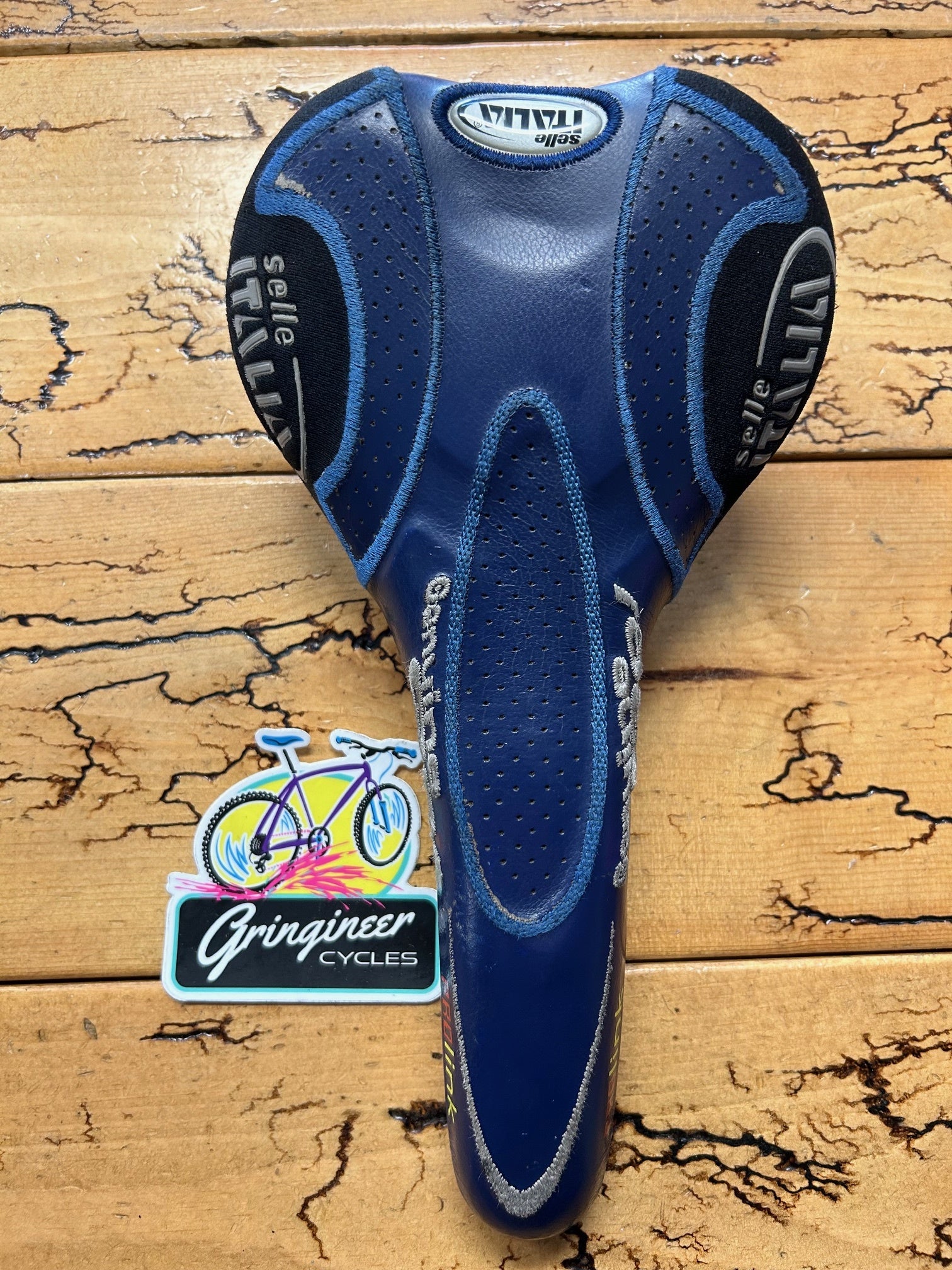 Selle Italia Prolink Blue Genuine Gel Saddle – Gringineer Cycles