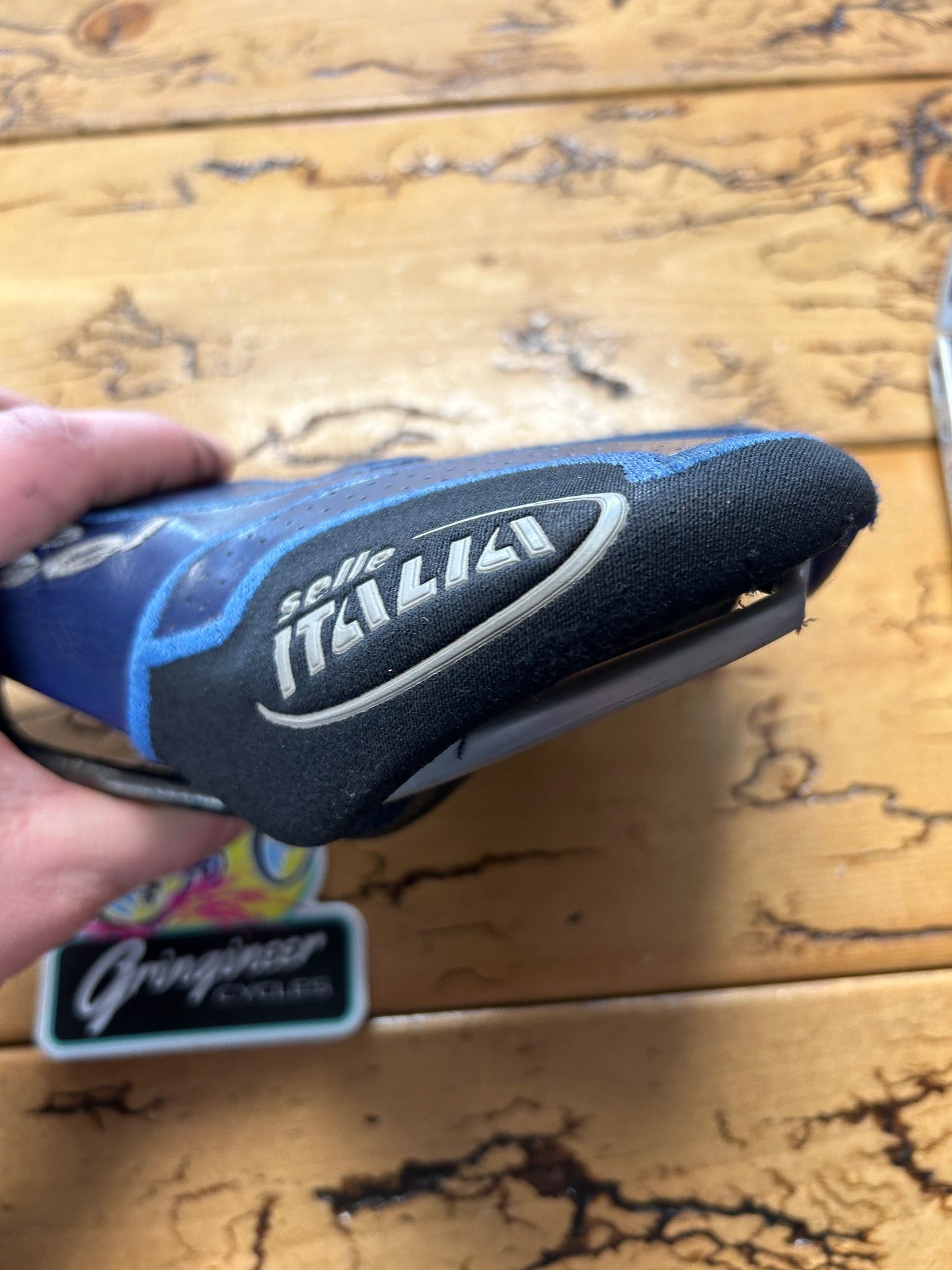 Selle Italia Prolink Blue Genuine Gel Saddle – Gringineer Cycles