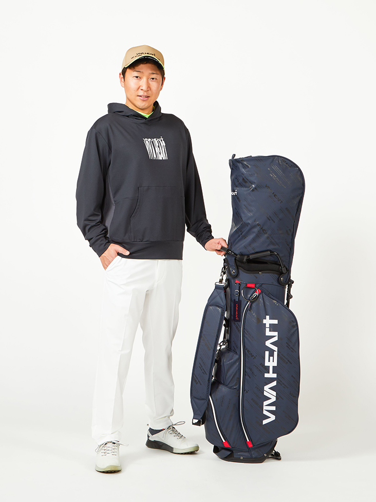 VIVA HEART ゴルフバッグ ネイビー9型 菅原大地プロ VIVA HEART
