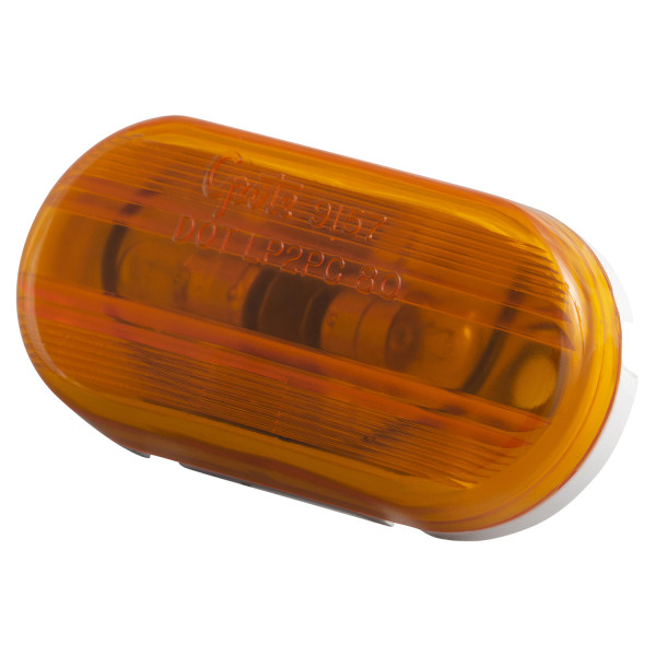45263 - Two-Bulb Oval Pigtail-Type Clearance Marker Light, Optic Lens