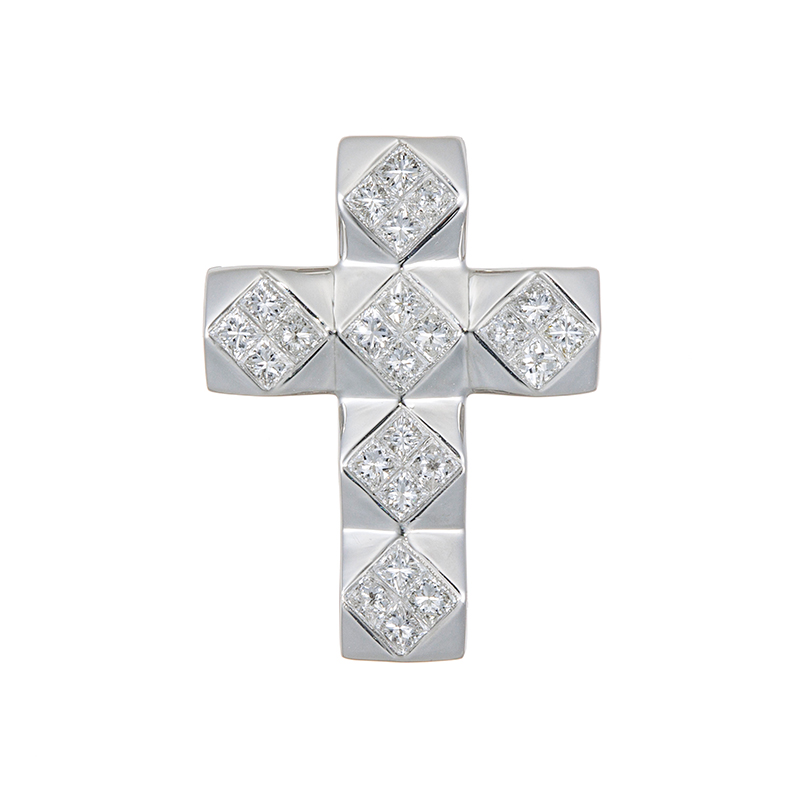 GSTV PT950 ダイヤモンド スタッズ ミステリーセッティング ペンダント