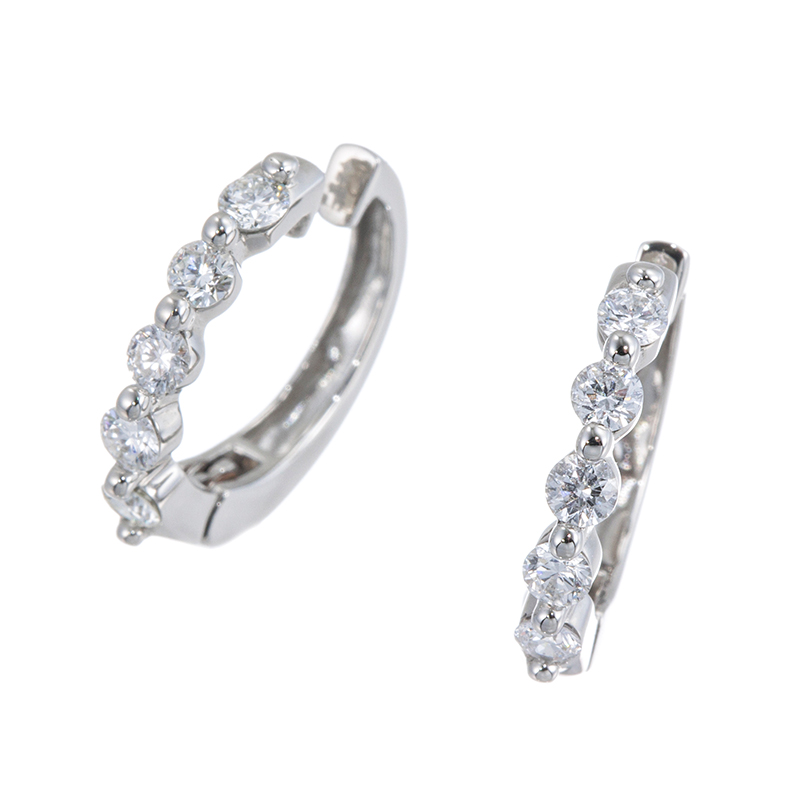 GSTV PT950 ダイヤモンド ピアリング D 約0.34ct