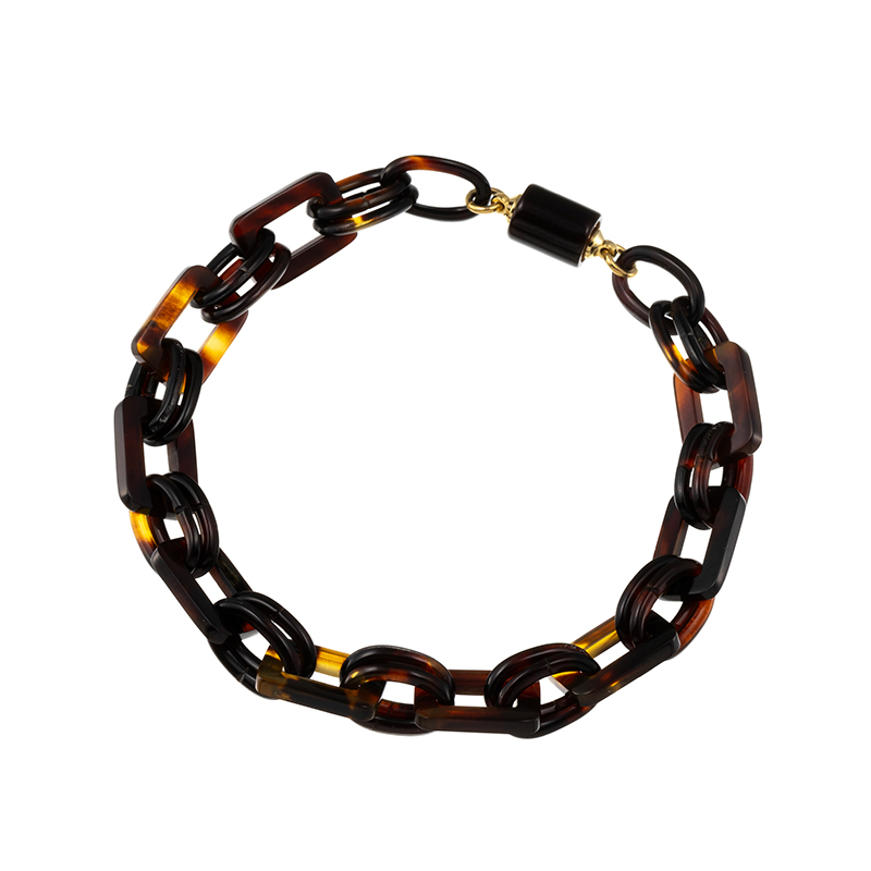 GSTV 本べっ甲 チェーンブレスレット