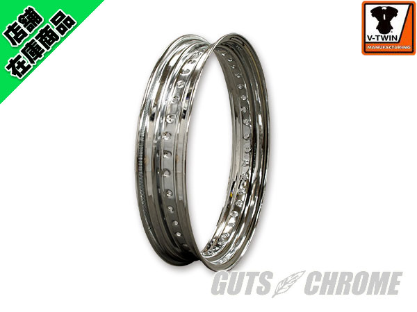 ○ドロップセンターリム クローム 18x3.00 40穴｜ハーレーパーツの通販
