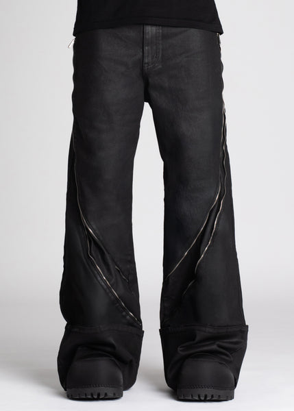 Obsidian Black Waxed Zipper Denim – GUAPI CLOTHING FZ-LLC
