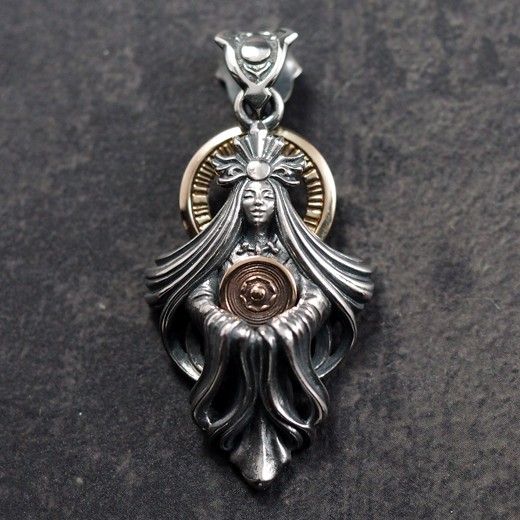 天照大御神｜神代 - Pendant - Collection｜Guardia - シルバー