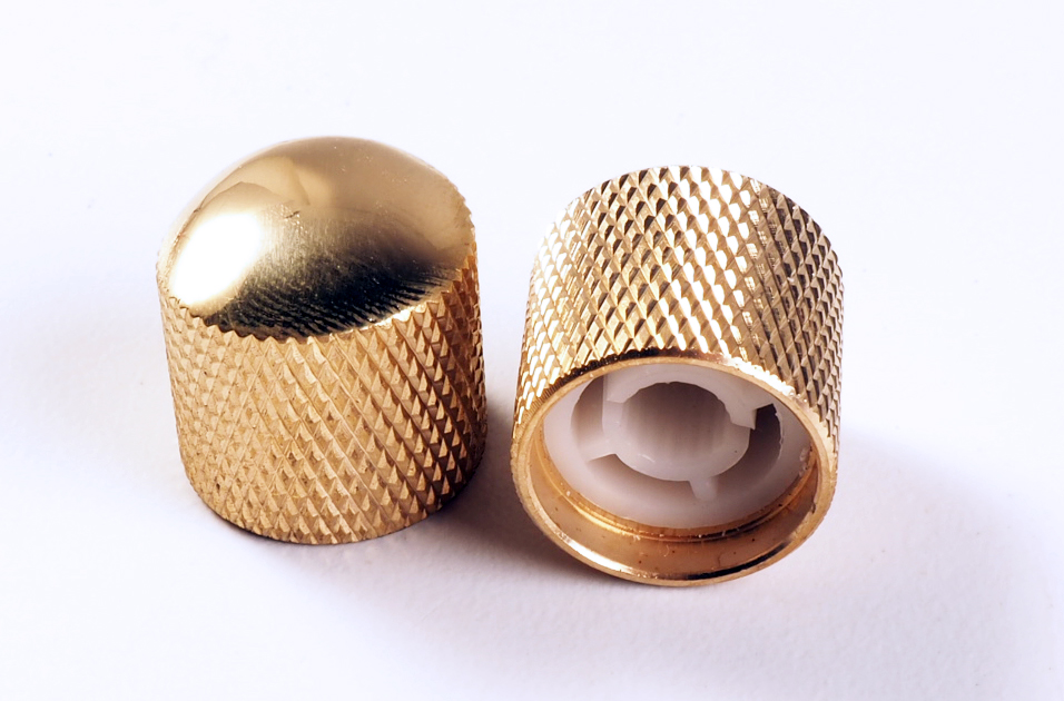 XGP Brand SOLID BRASS Slick Guitars knobs, Fits Tele® (R