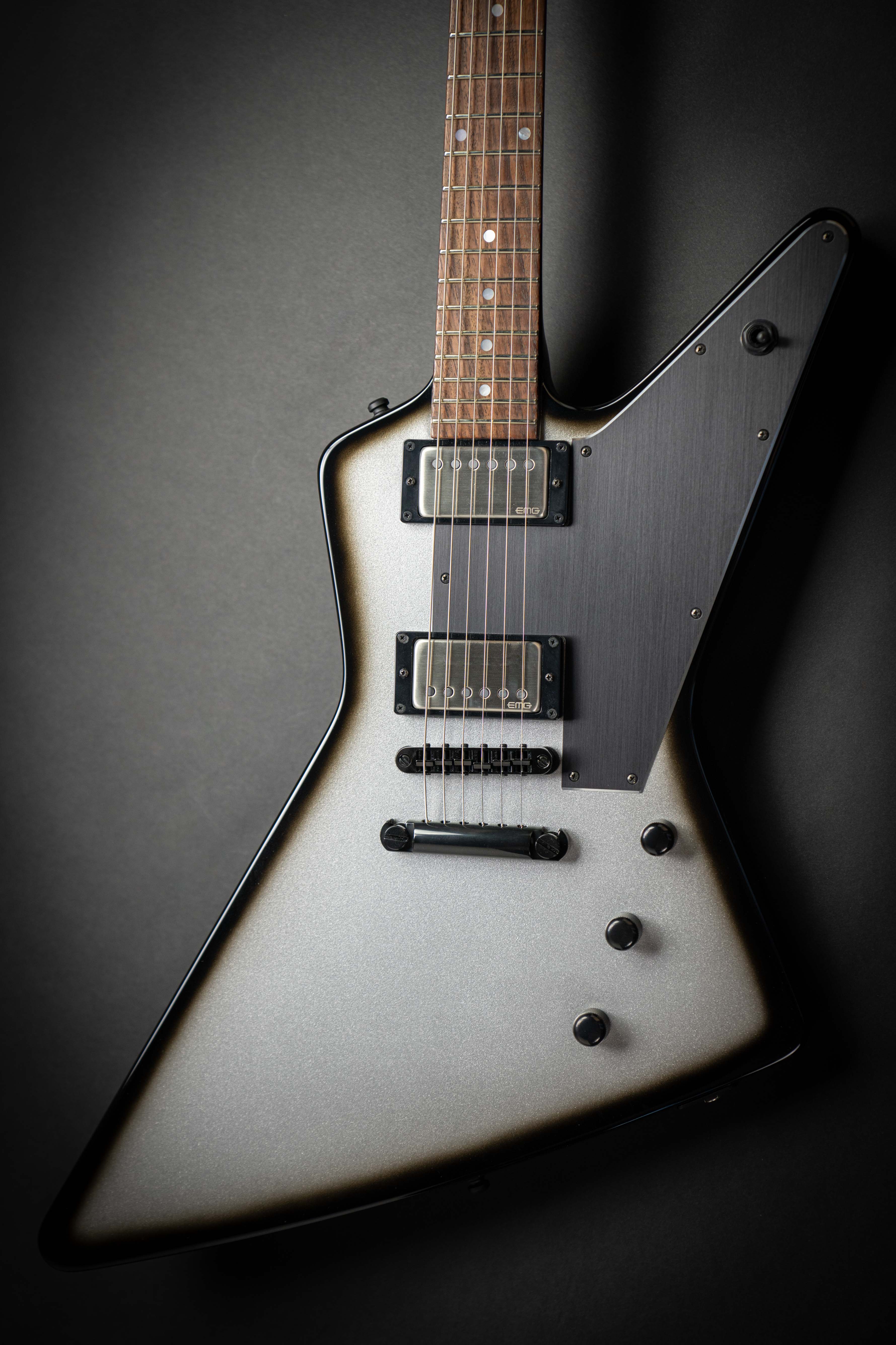 ESP Custom Shop Navigator N-EX-LTD Silver Burst – Guitars Rebellion
